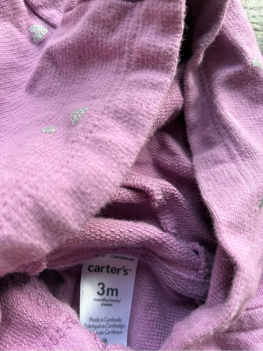 Carters size months